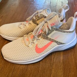 Nike Air Cream and Coral Sneakers